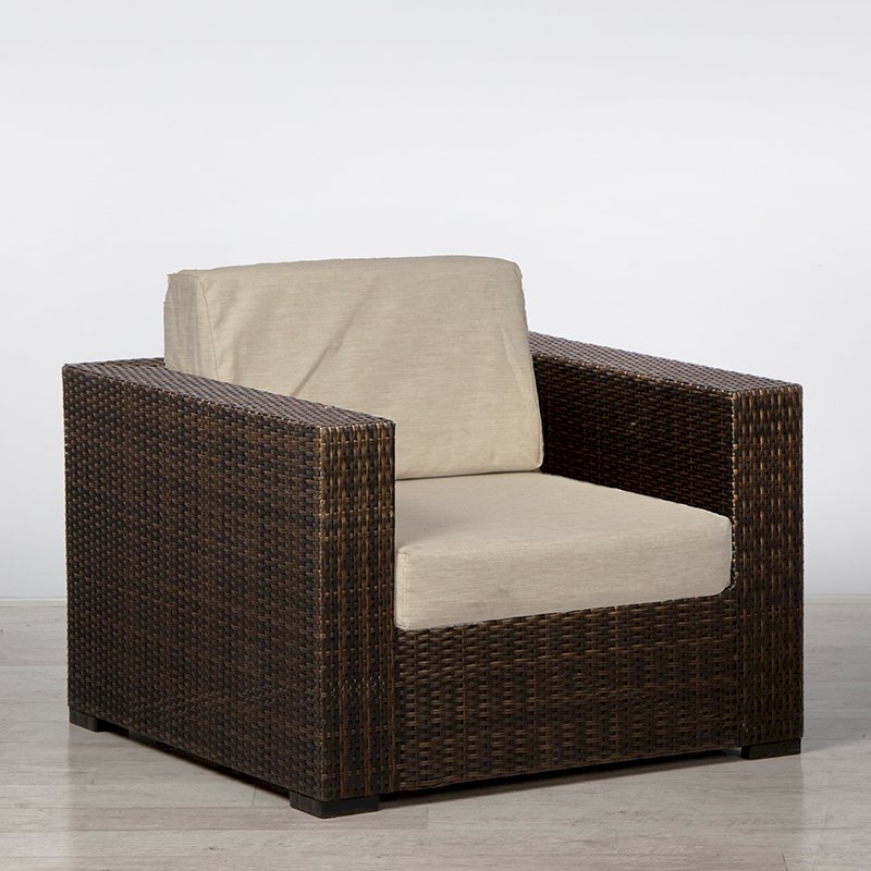 Rattan Chair Brown
