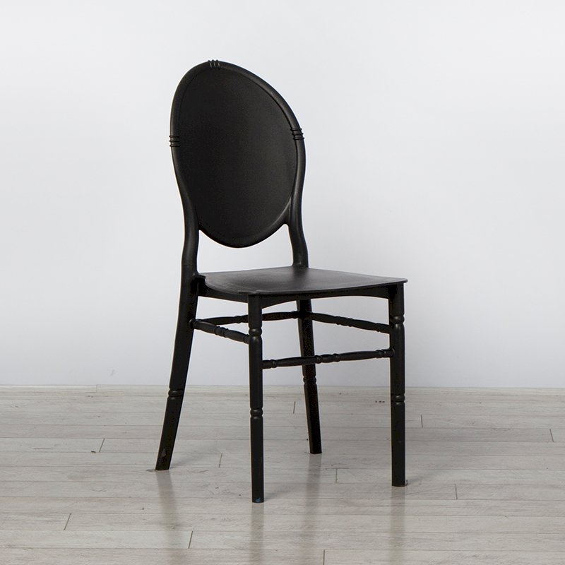 Black Medallion Chair
