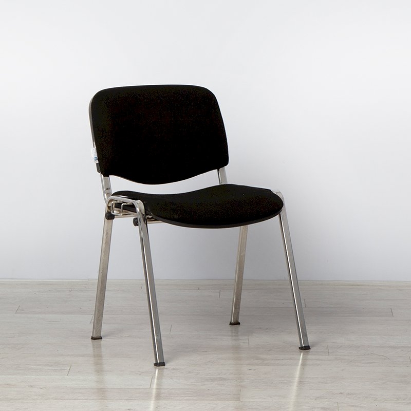 Black Conference Linking Chair