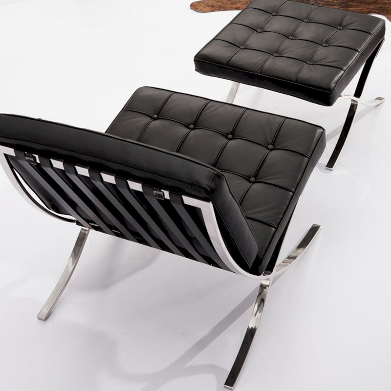 Barcelona Style Chair - Black