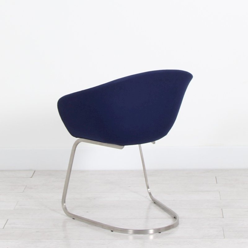 Duna Chair - Blue Fabric