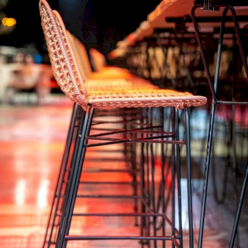 Miami Poseur Table - Natural