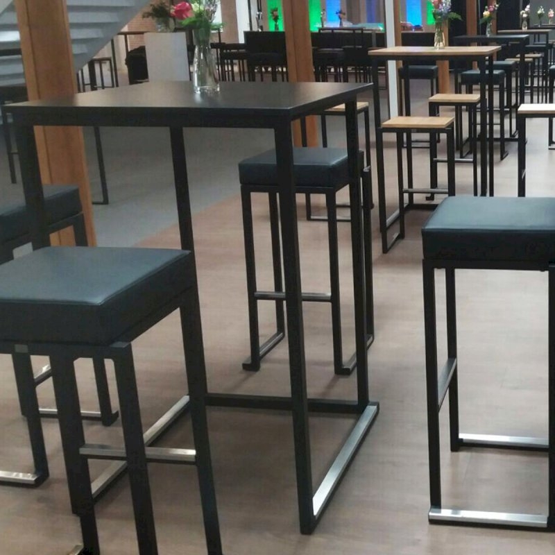 Nevada Box Frame Table - Black