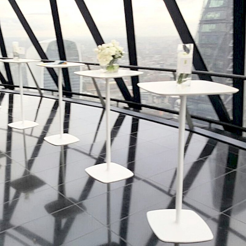 Pedrali Stylus Poseur Table - White